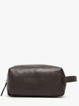 Leather Flandres Toiletry Kit Etrier Black flandres EFLA920M