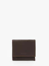 Purse Oil Leather Etrier Black oil EOIL097