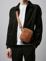 Sac Bandoulire Etrier Marron tolosa ETOL704S-vue-porte