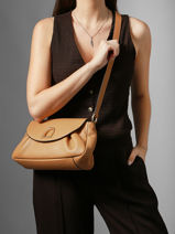 Sac Bandouli�re Shadow Cuir Etrier Jaune shadow ESHA163M-vue-porte