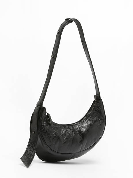 Sac BandouliÃ¨re S Sosoomao Cuir Etrier Noir sosoomao ECSO057S vue secondaire 2