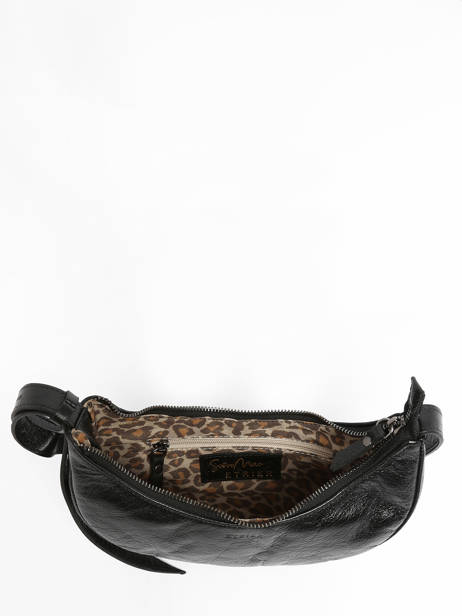 Sac BandouliÃ¨re S Sosoomao Cuir Etrier Noir sosoomao ECSO057S vue secondaire 3