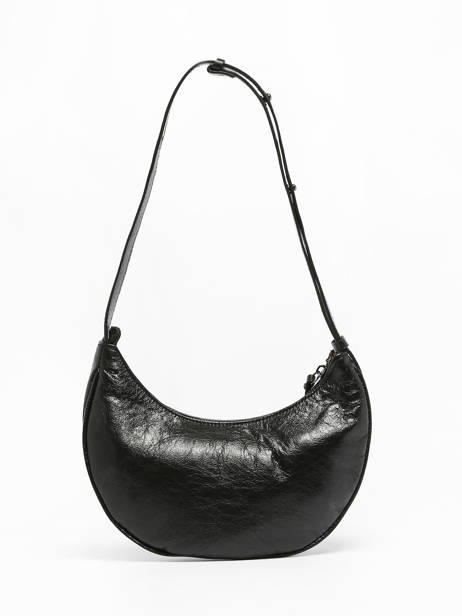 Sac BandouliÃ¨re S Sosoomao Cuir Etrier Noir sosoomao ECSO057S vue secondaire 4