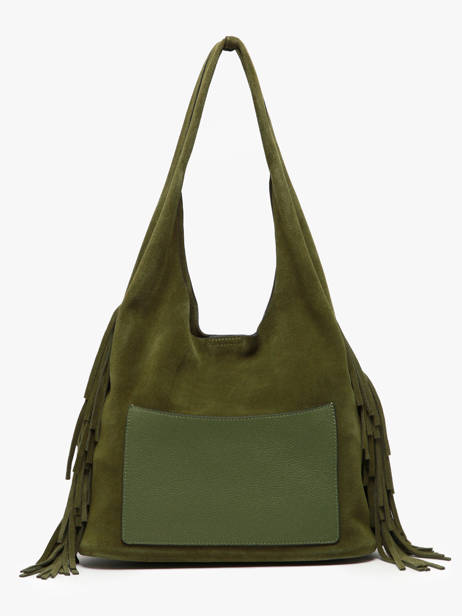 Shoulder Bag M Country Leather Etrier Green country ECOU154M other view 5