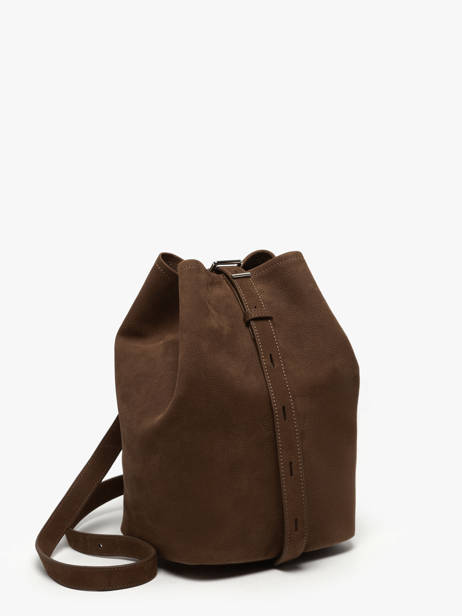 Crossbody Bag Backpack M Cavalier Nubuck Leather Etrier Brown cavalier nubuck ECAN126M other view 5