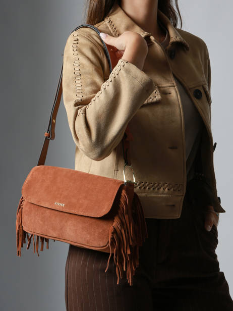 Shoulder Bag Country Leather Etrier Brown country ECOU145M other view 1